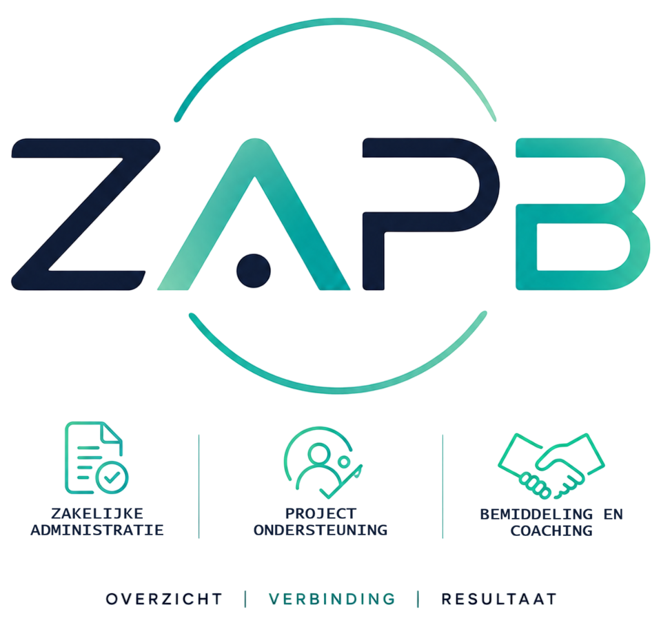 ZAPB | Zakelijke Administratie, Project ondersteuning, Bemiddeling, Coaching